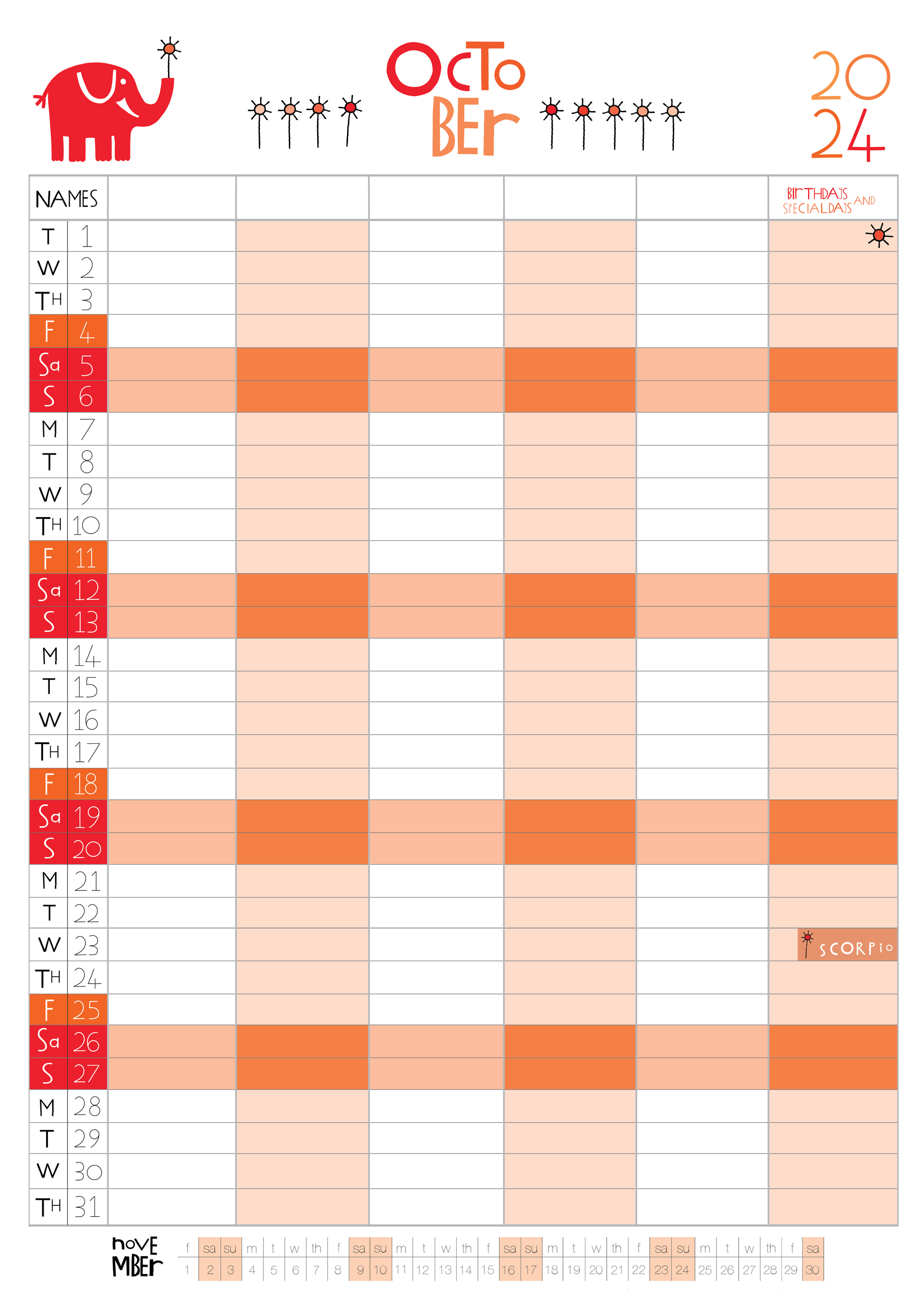 orange