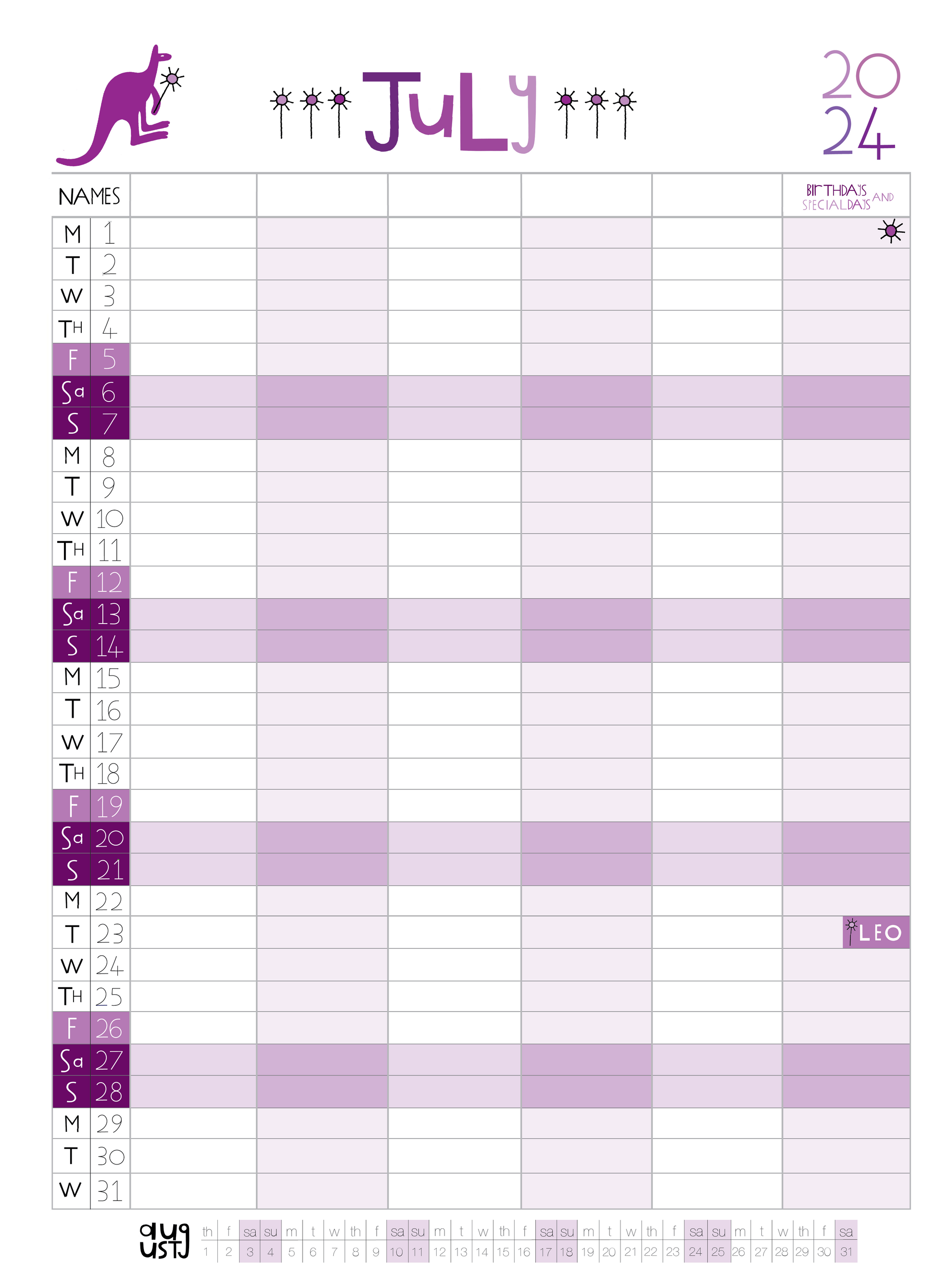 purple