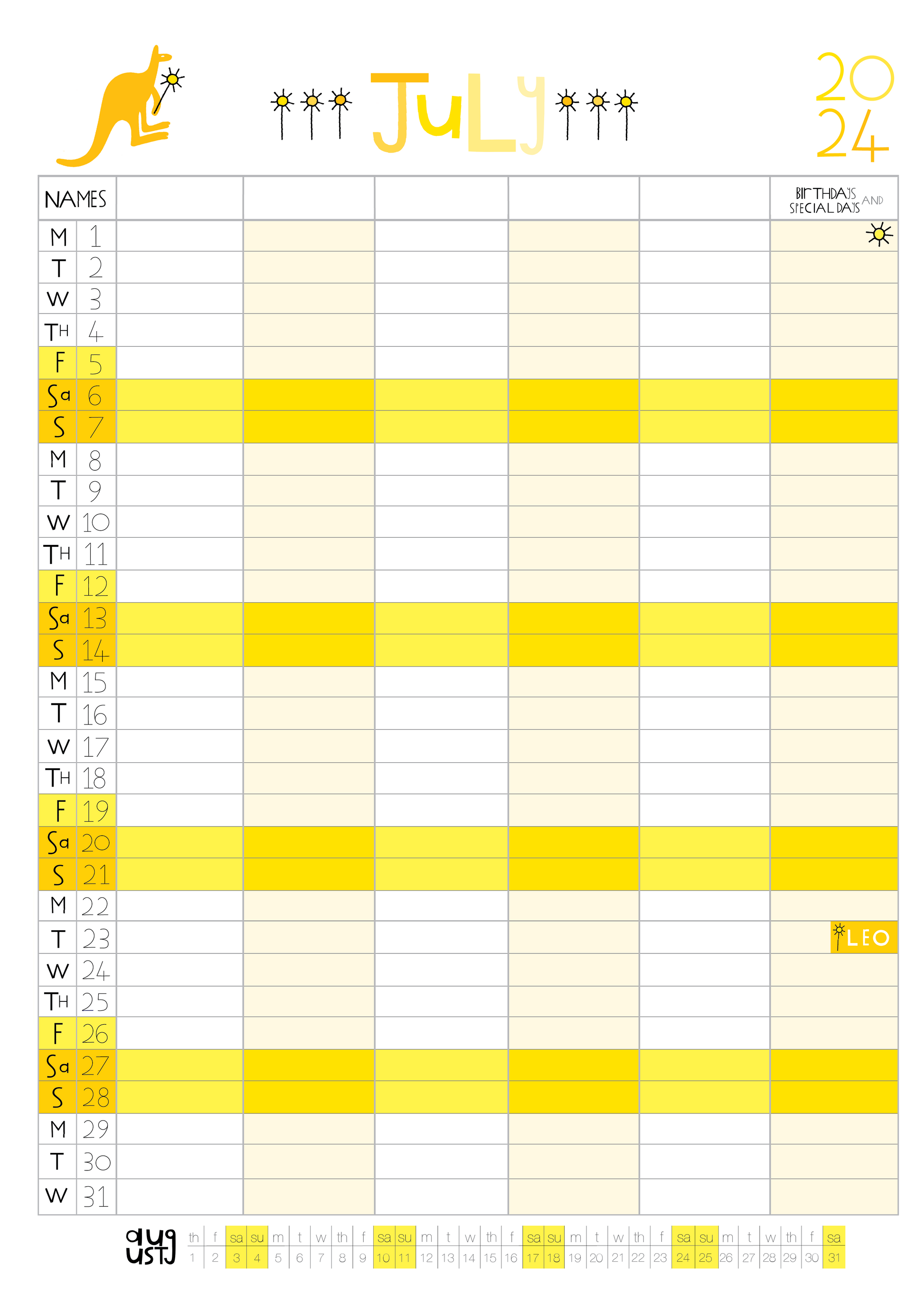 yellow