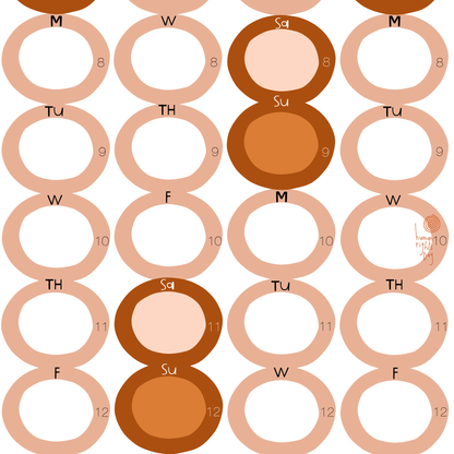 Yearly Planner - Portrait Format