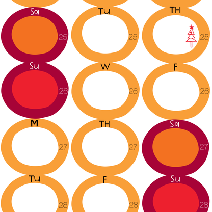 Yearly Planner - Portrait Format